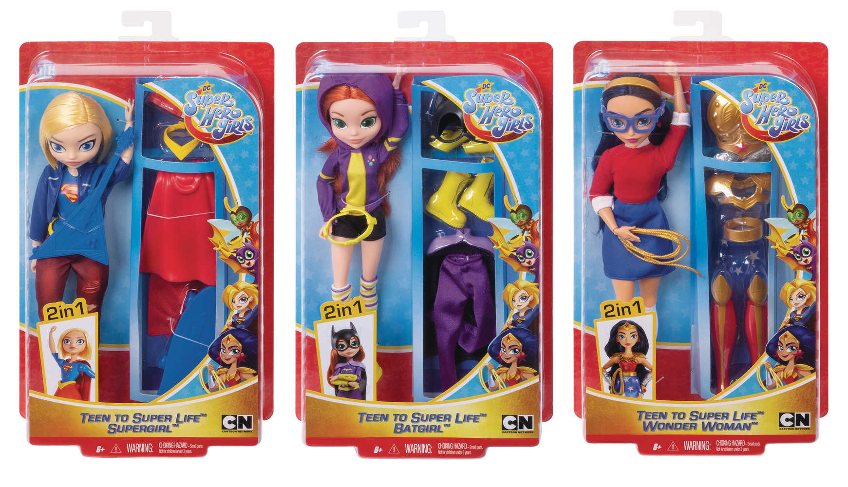 DC Super Hero Girls Teen To Super Life Doll Assortment  