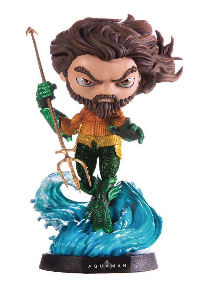 Minico Heroes DC Cinematic Aquaman Vinyl Statue (Jul199193)