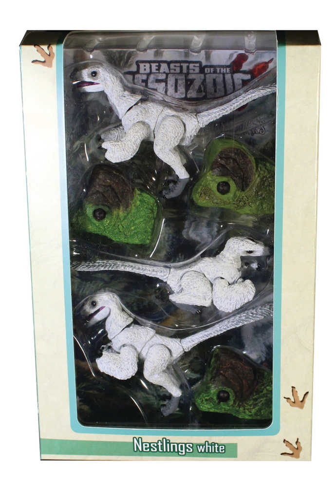 Beasts Of Mesozoic Raptor Series White Nestlings 1/6 Action Figure Set