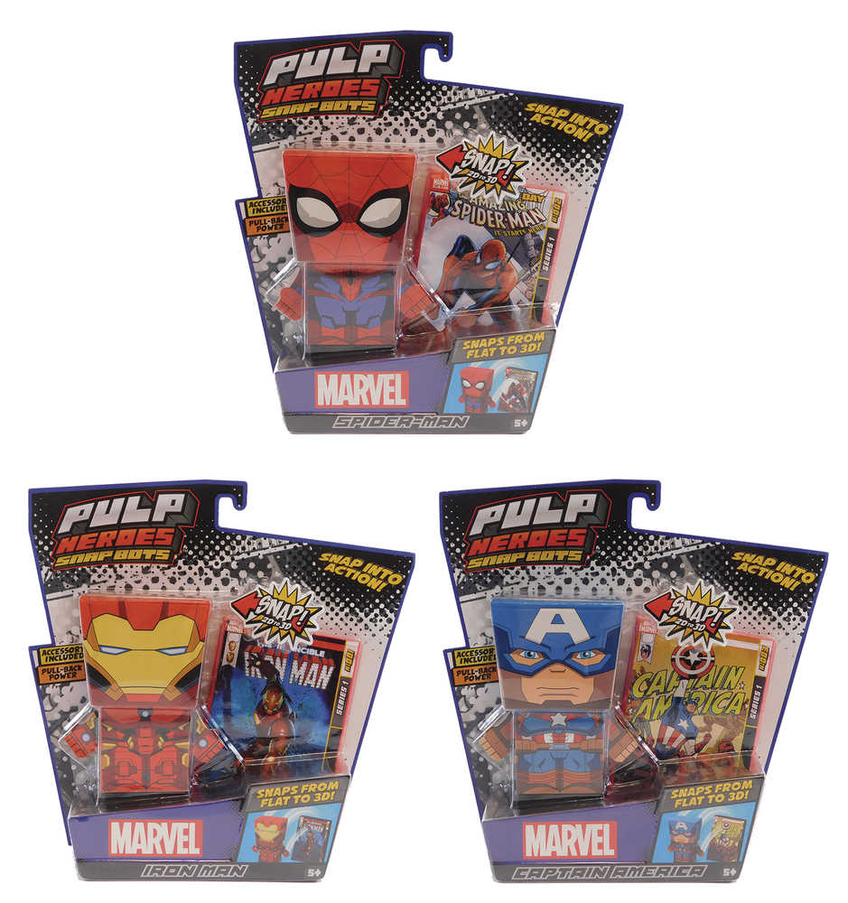Marvel Pulp Heroes 6 Pc Assortment 
