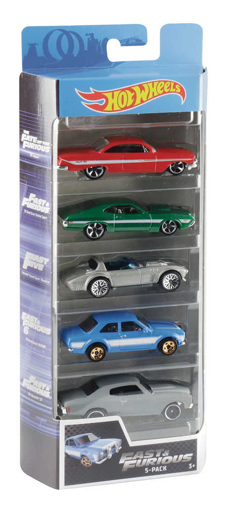 Hot Wheels Fast & Furious Die Cast Vehicle 5 Pk Case  
