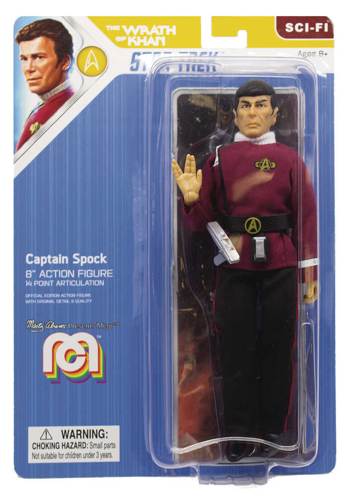Mego Sci Fi Wave 7 Star Trek 2 Movie Captain Spock 8 In Action Figure (C