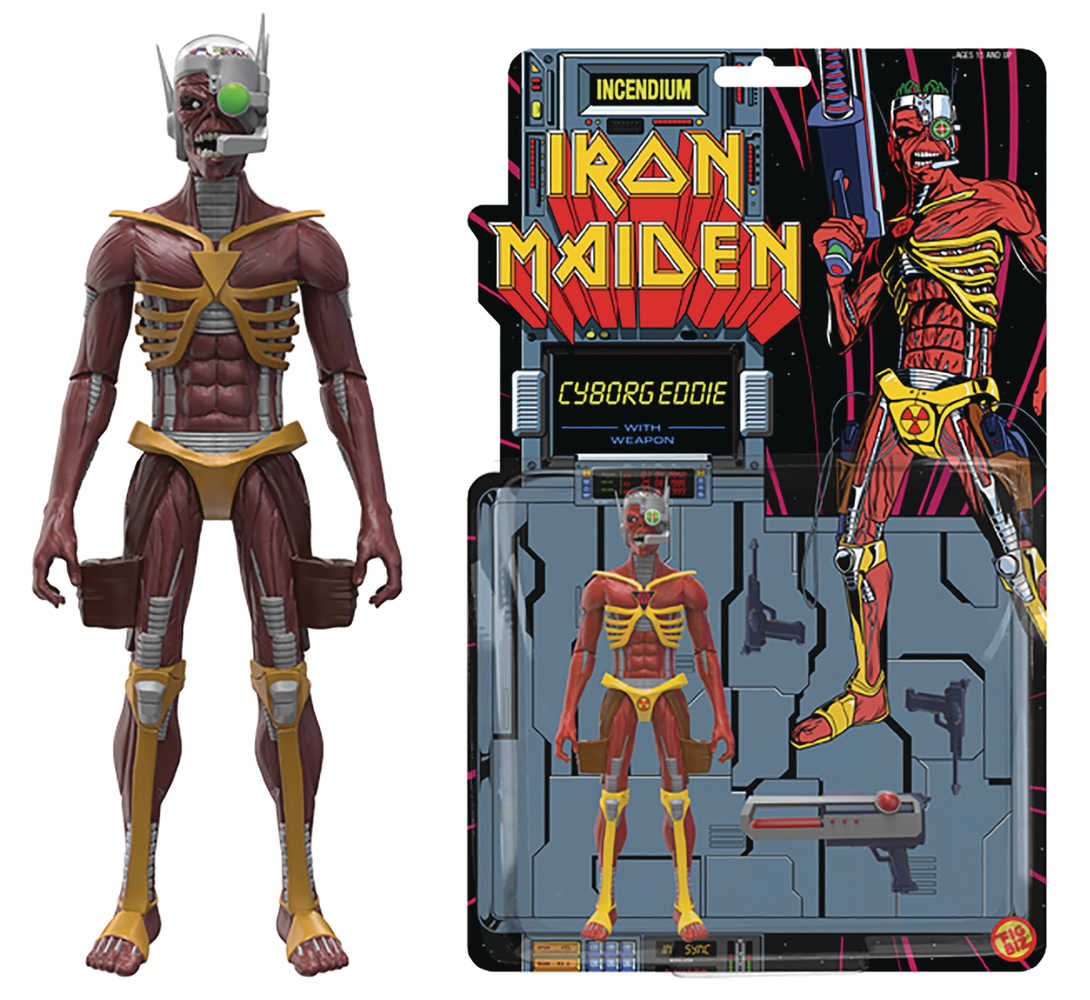 Legacy Of The Beast Iron Maiden Cyborg Eddie 5 In Action Figure 