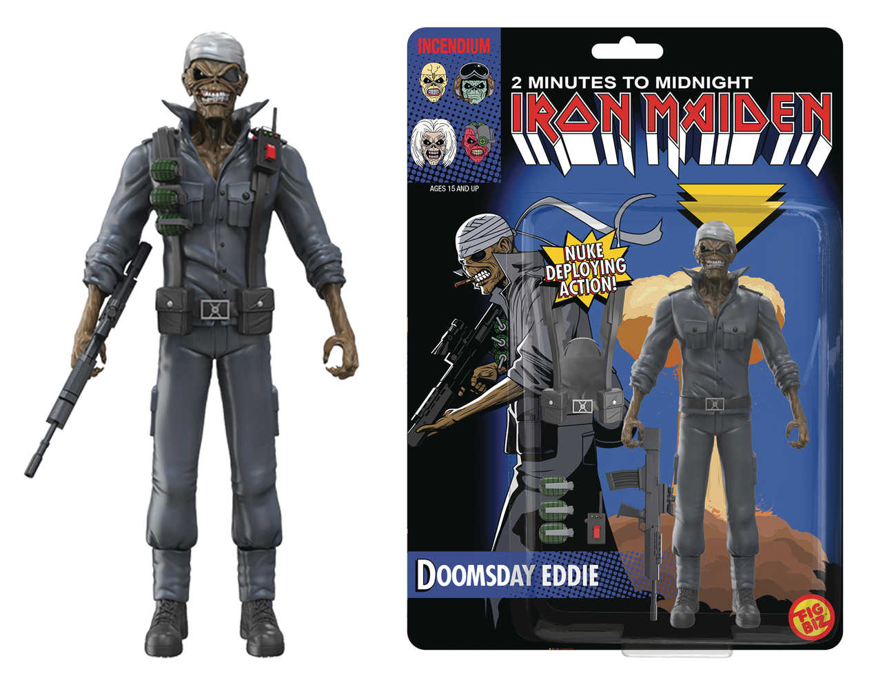 Legacy Of The Beast Iron Maiden Doomsday Eddie 5 In Action Figure 