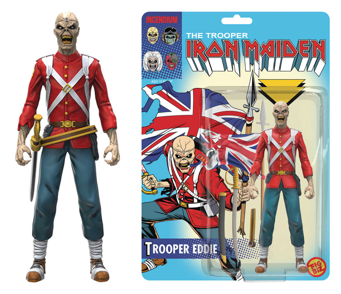 Legacy Of The Beast Iron Maiden Trooper Eddie 5 In Action Figure 