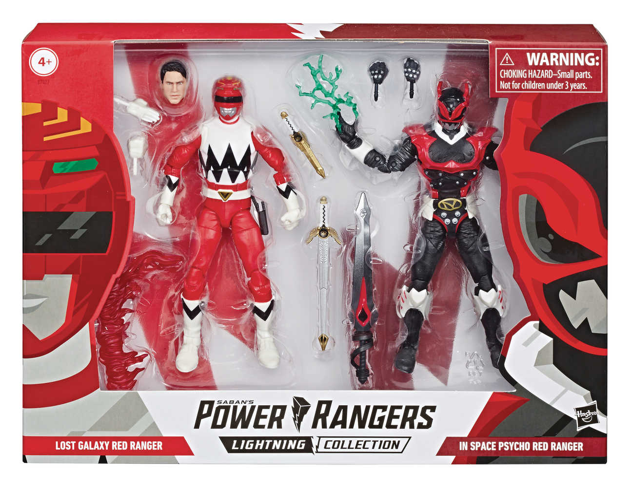 Power Rangers Lightning 6 In Is Psycho/LG Red Rangers 2 Pk Case
