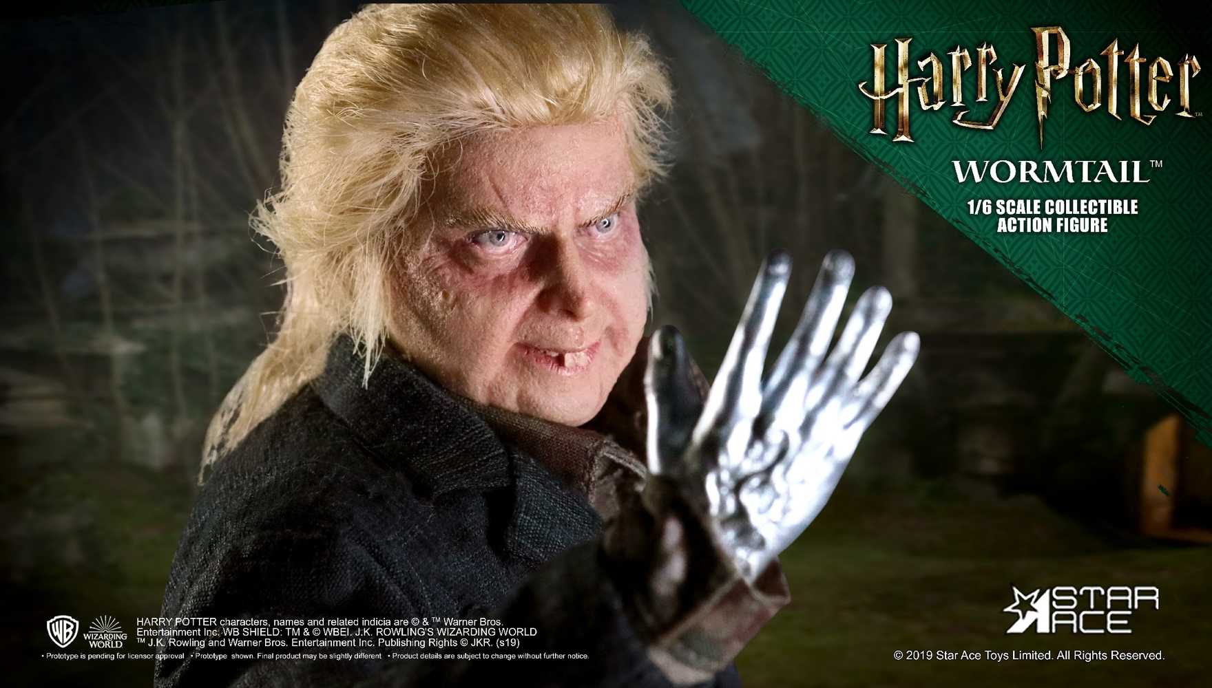 Harry Potter Goblet Of Fire Wormtail 1/6 Collector's Action Figure  