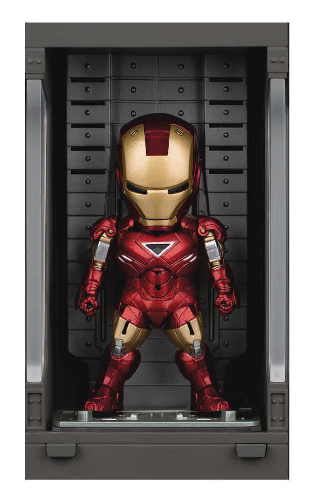 Iron Man 3 Mea 015 Iron Man Mk Vi with Hall Of Armor Previews Exclusive Figure (C