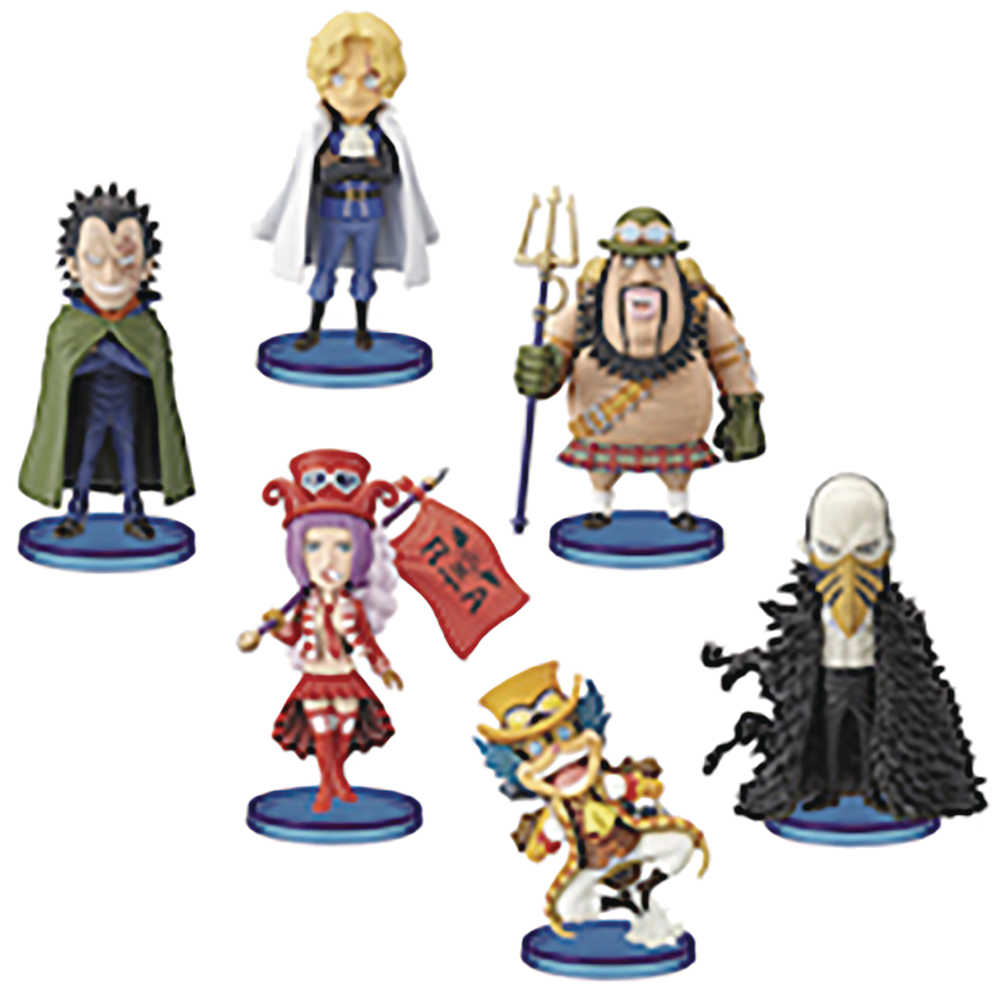One Piece World Revolutionary Army Collector's 6 Pc Bmb Figure Assortment 