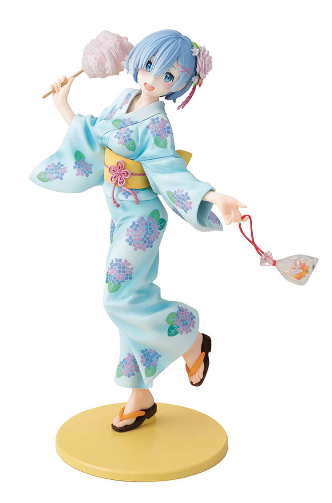 Re Zero Starting Life Rem 1/7 PVC Figure Yukata Repaint Ver 