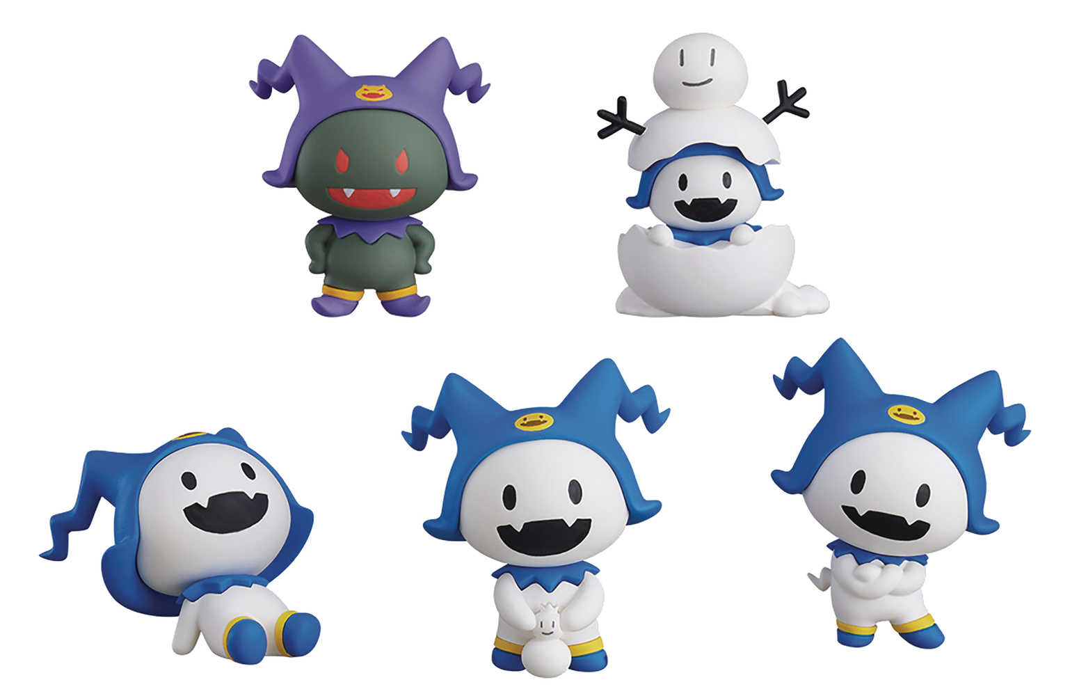 Atlus Hee Ho Jack Frost Collectible Mini Figure 6 Pc Blind Mystery Box Display 