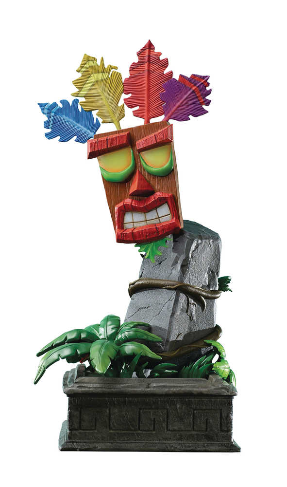 Crash Bandicoot Mini Aku Aku Mask Resin Statue  