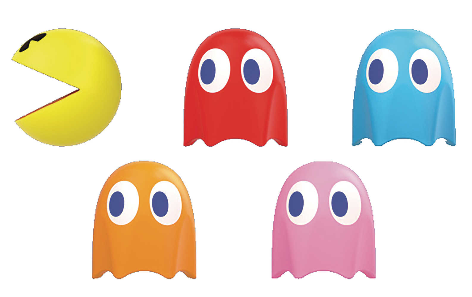 Pac Man Cable Mascots 6 Pc Ds 
