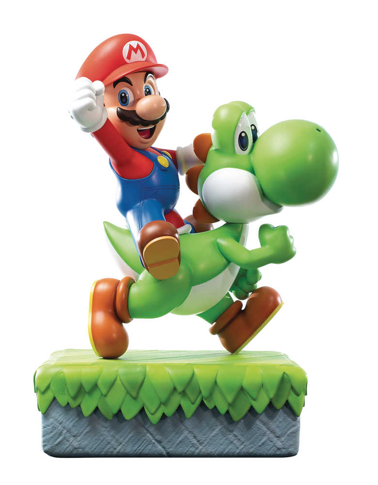 Super Mario Yoshi & Mario Resin Statue  