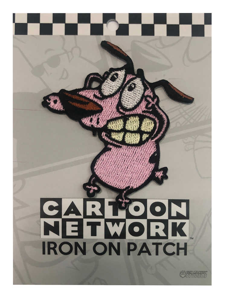 Courage The Cowardly Dog Distressed Courage Patch 