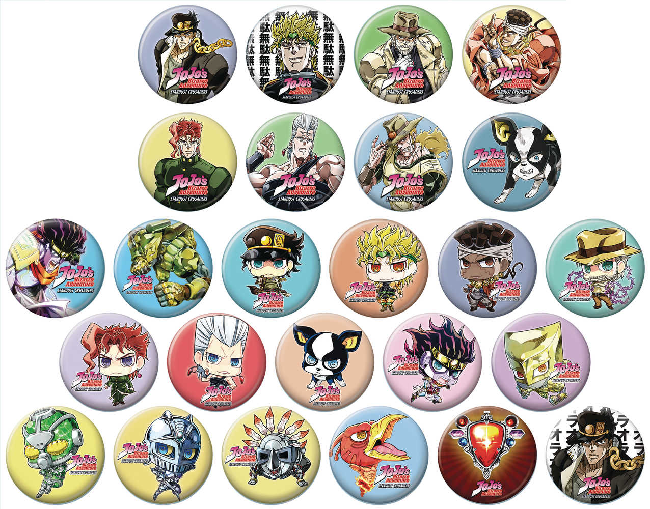 Jojos Bizarre Adventure S2 144 Pc Button Display 
