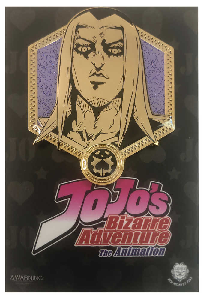 Jojos Bizarre Adventure Gold Abbacchio Pin 