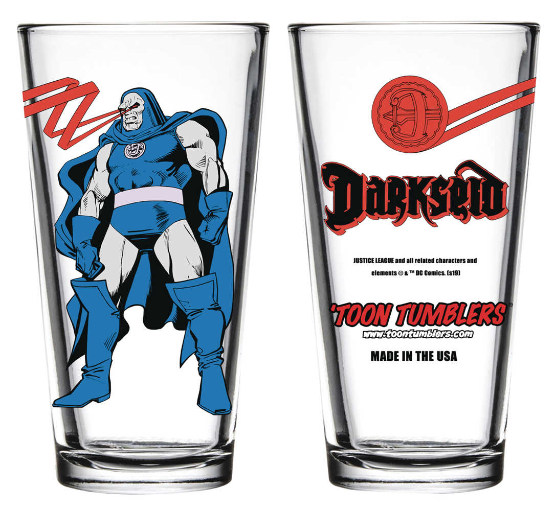 Toon Tumblers DC Darkseid Pint Glass 