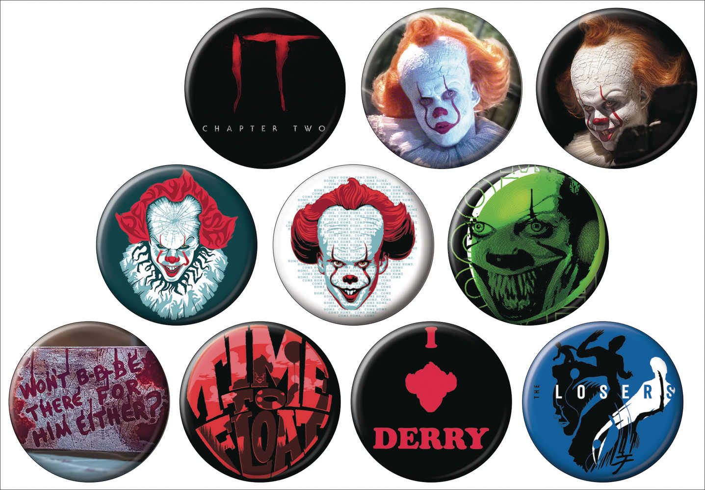 Horror It Chapter Two 144 Pc Button Display 