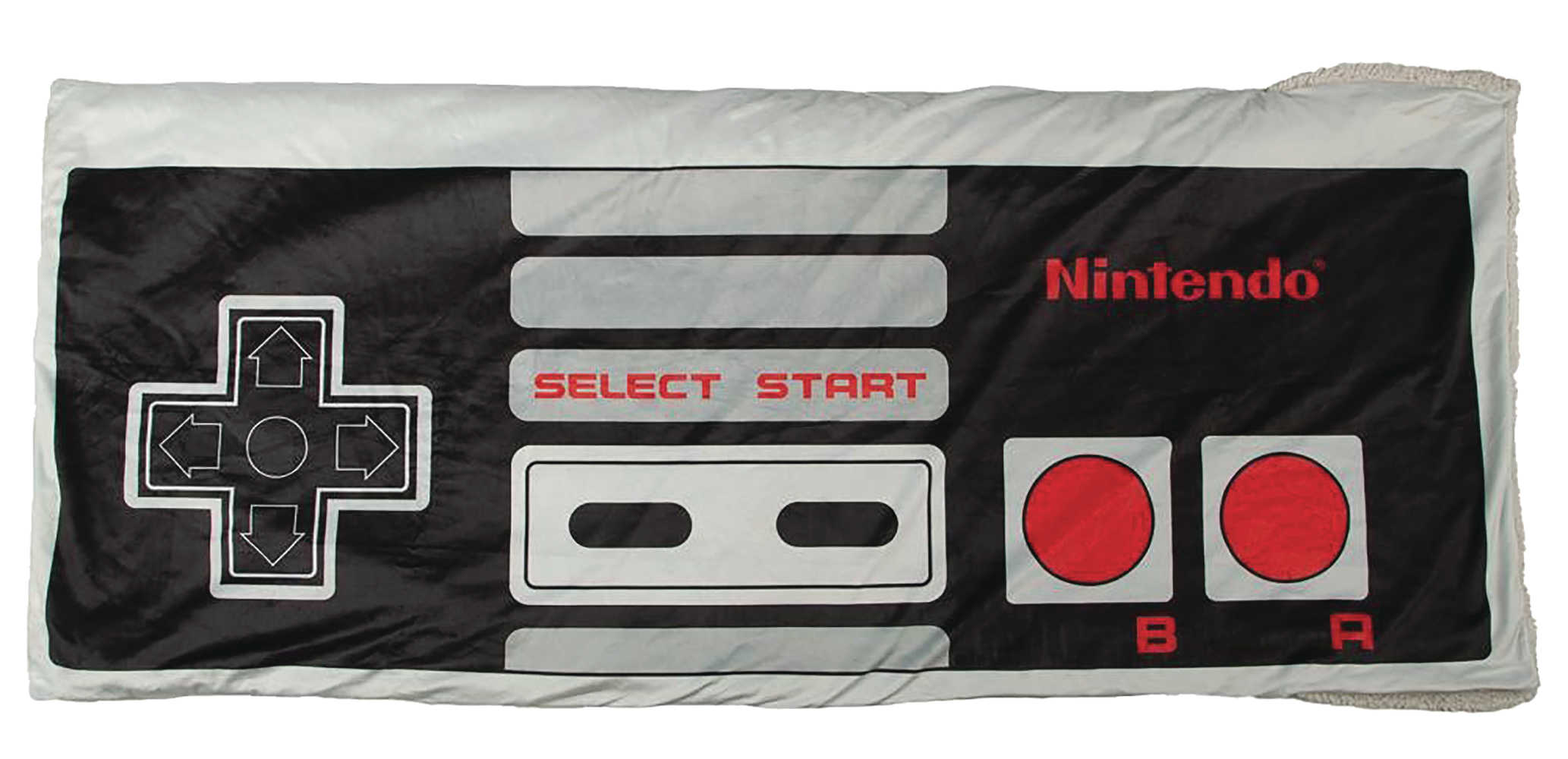 Nintendo System Controller Shaped Fleece Pocket Throw 