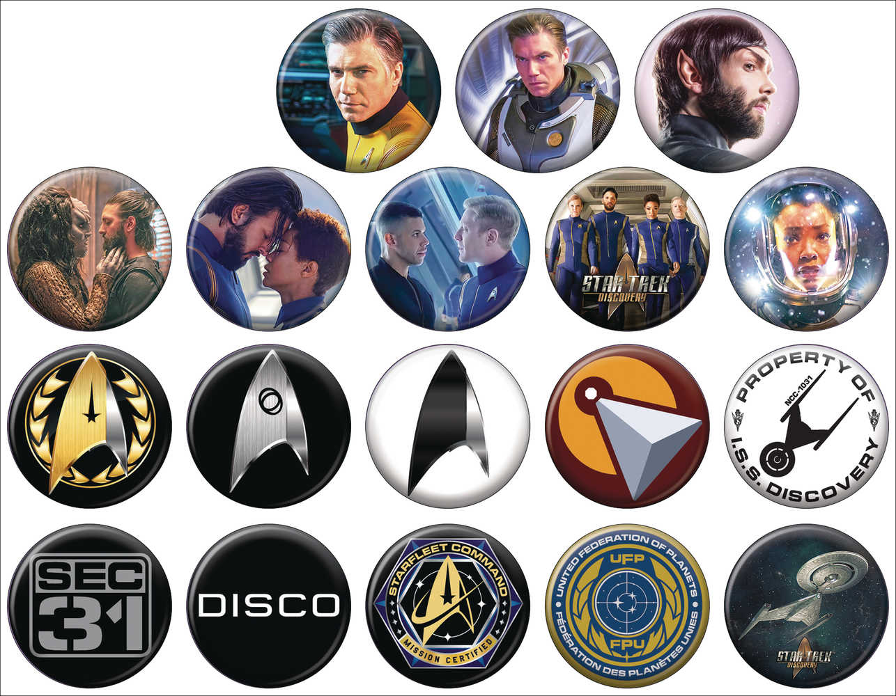 Star Trek Discovery S2 144 Pc Button Display 