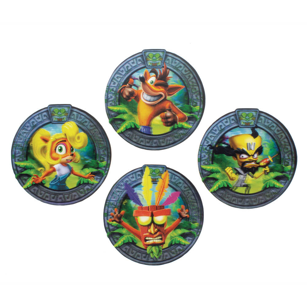 Crash Bandicoot 3 D Coasters 