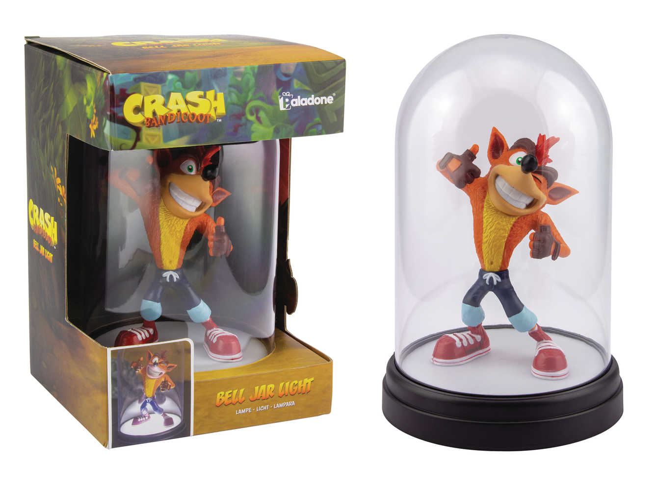 Crash Bandicoot Bell Jar Light 