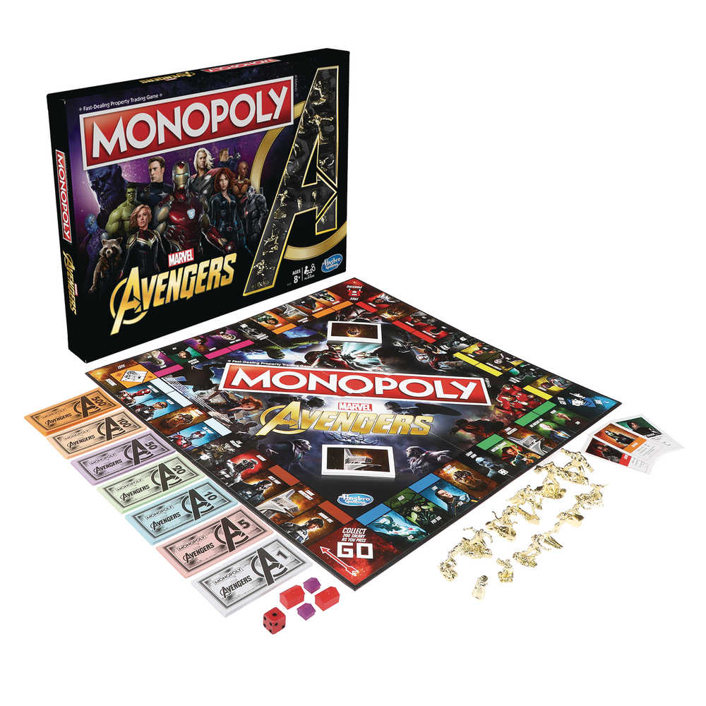 Monopoly Avengers Edition Game Case  