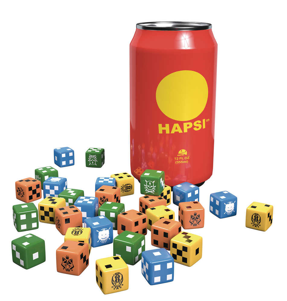 Giant Killer Robots Hapsi Can & Faction Dice Original Flavor