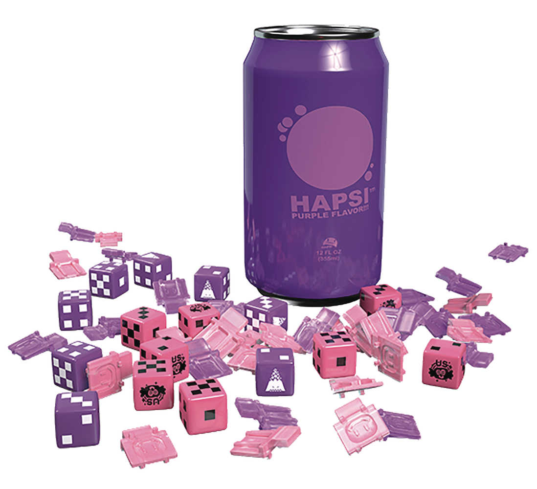 Giant Killer Robots Hapsi Can & Faction Dice Purple Flavor (