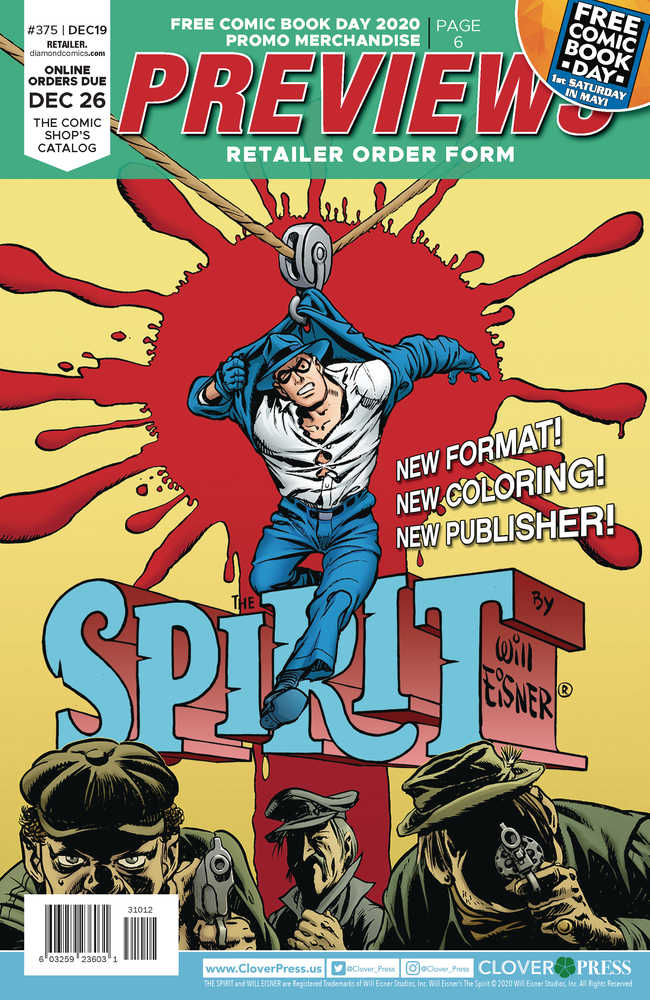 Previews #377 Feb 2020 Ret Ord Form Free Extras (Lim 1) (Net