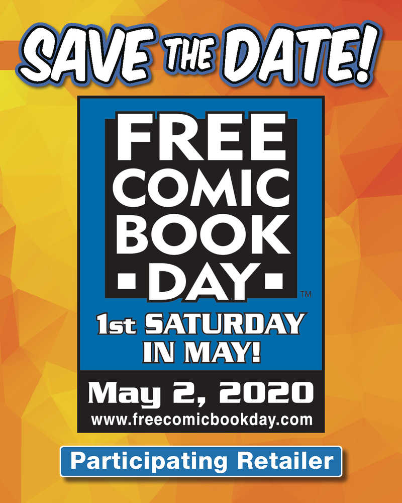 Free Comic Book Day 2020 Window Cling Extras 
