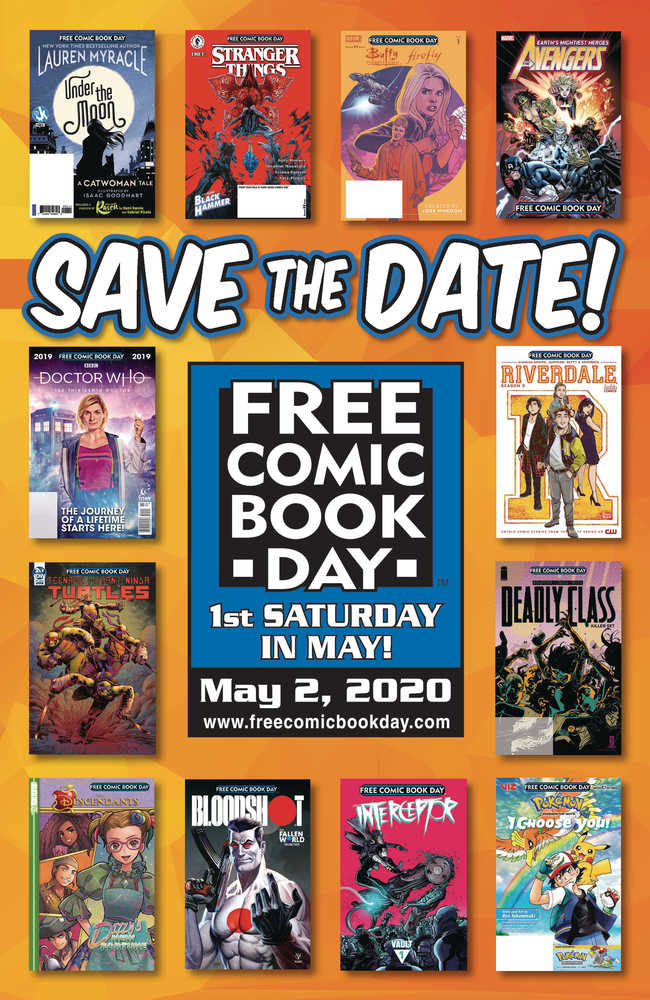 Free Comic Book Day 2020 Mini Poster (Bundle Of 50) 