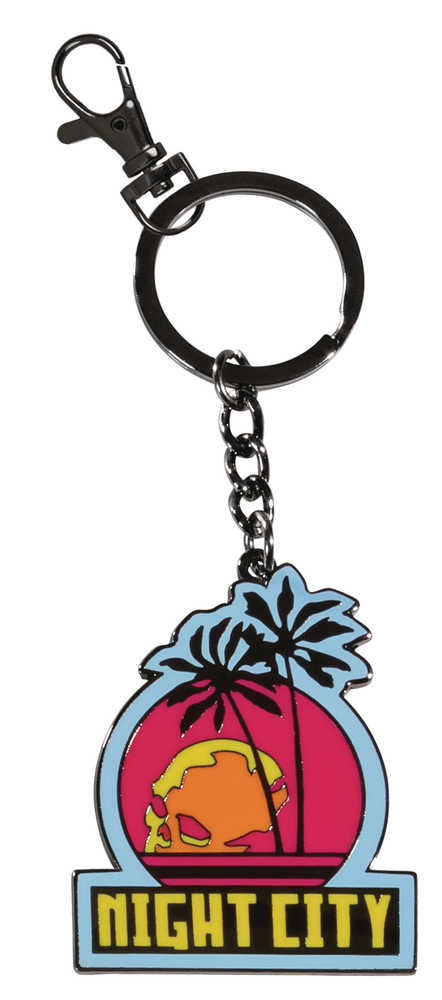 Cyberpunk 2077 Night City Keychain 