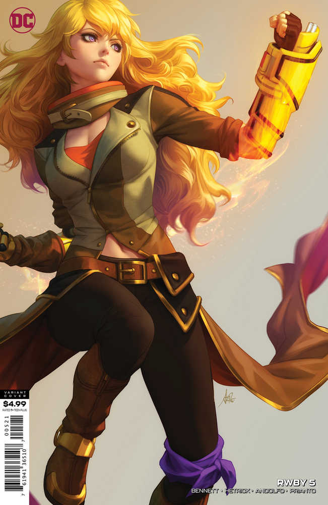 Rwby #5 (Of 7) Card Stock Stanley Lau Variant Edition