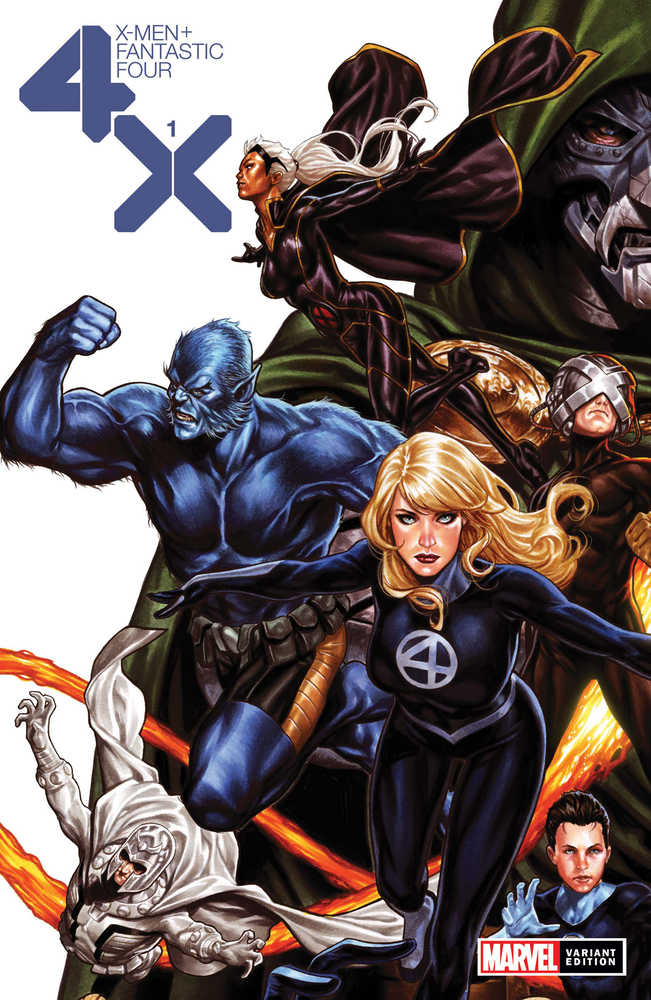 X-Men Fantastic Four #1 (Of 4) Brooks Variant