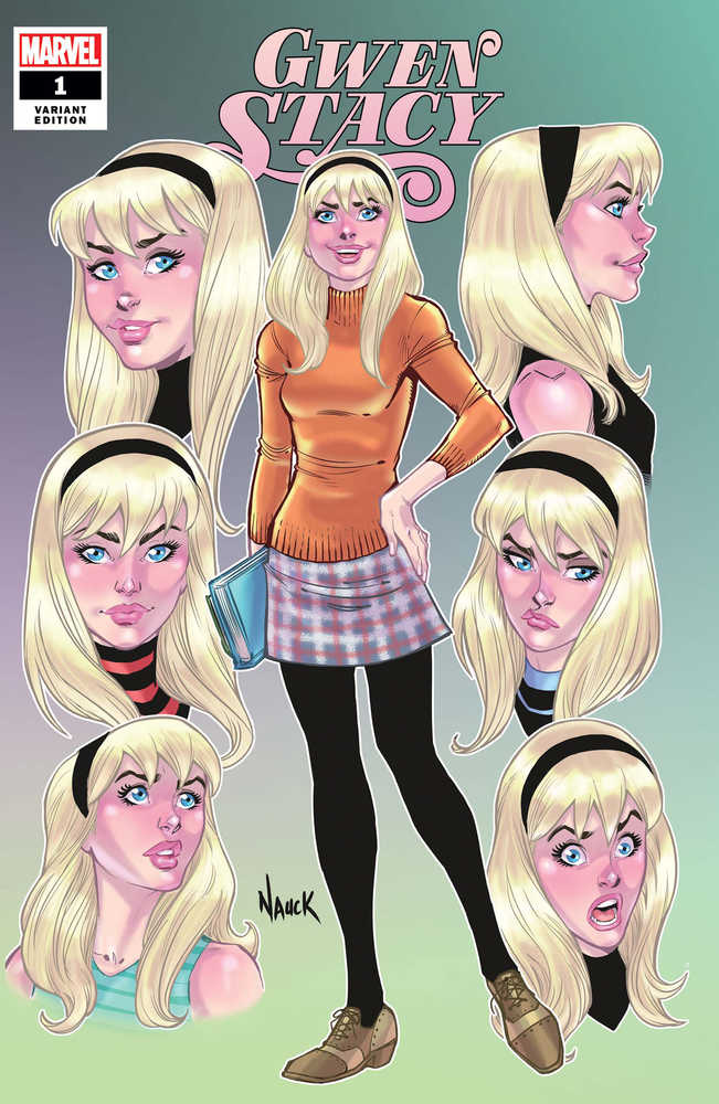Gwen Stacy #1 (Of 5) Nauck Faces Of Gwen Variant