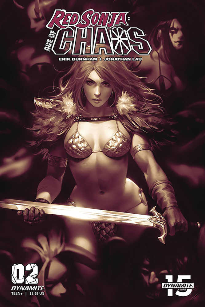 Red Sonja Age Of Chaos #2 25 Copy Chew Monochromatic Variant Edition