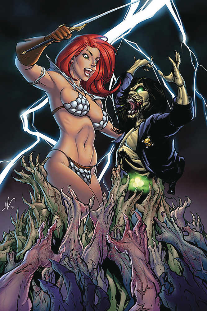 Red Sonja Age Of Chaos #2 Garza Limited Full Art Cover