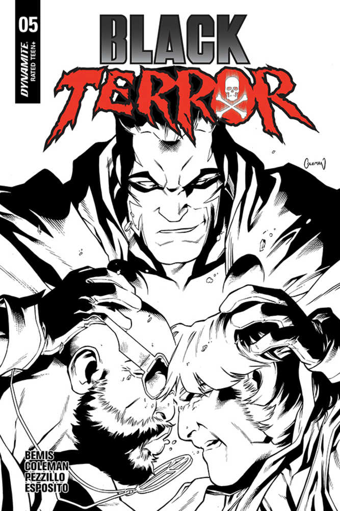 Black Terror #5 30 Copy Coleman Black & White Variant Edition