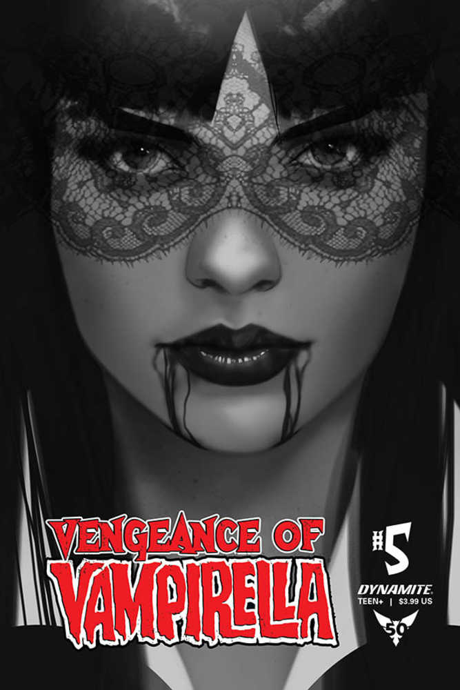 Vengeance Of Vampirella #5 30 Copy Oliver Black & White Variant Edition