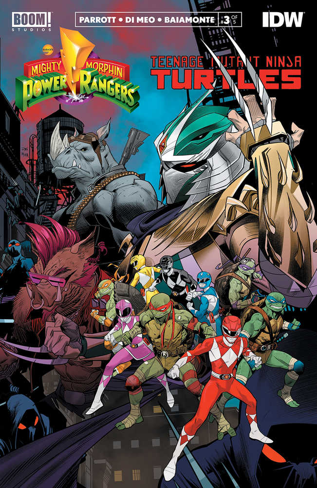 Power Rangers Teenage Mutant Ninja Turtles #3 Cover A Mora 