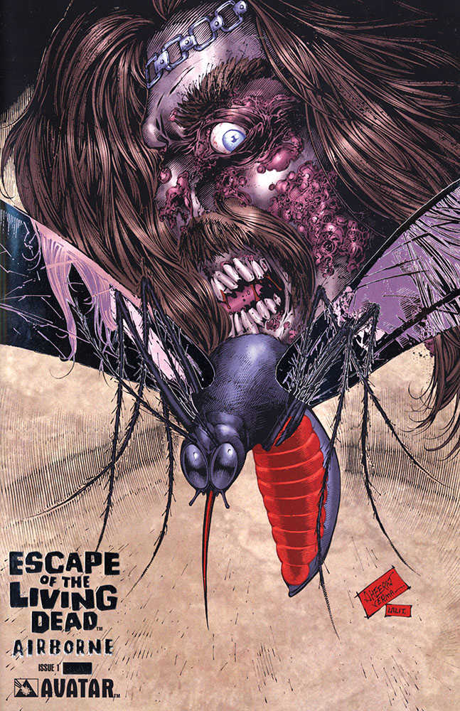 Escape Of The Living Dead Airborne #1 Platinum Foil Variant