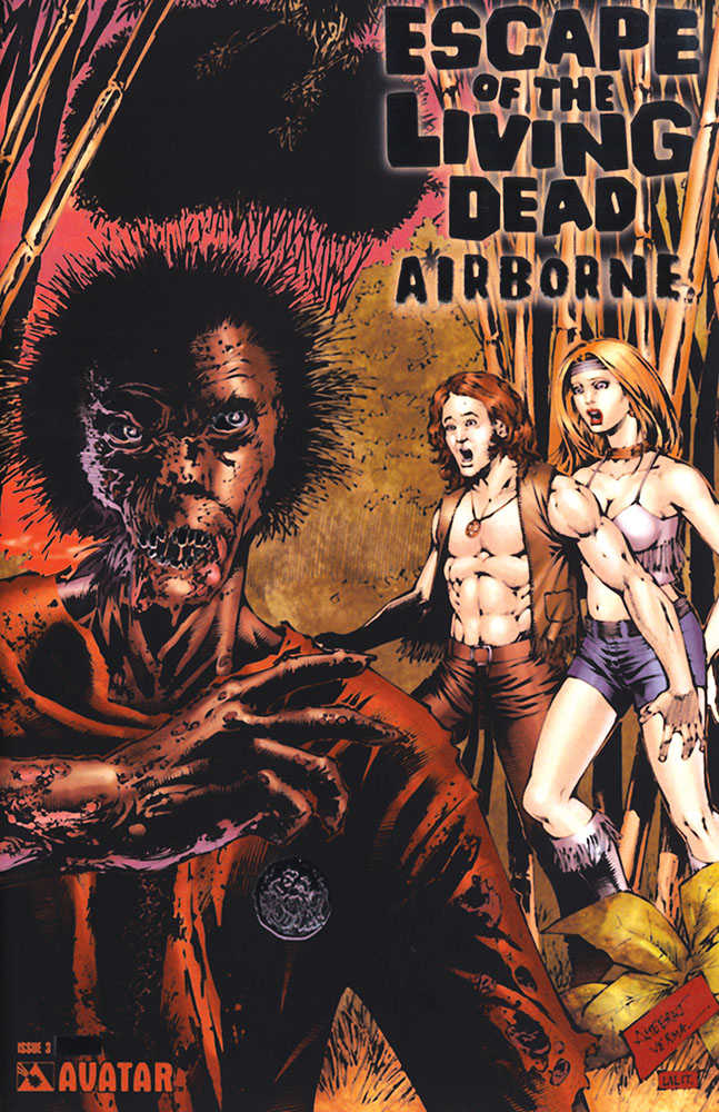 Escape Of The Living Dead Airborne #3 Platinum Foil Variant