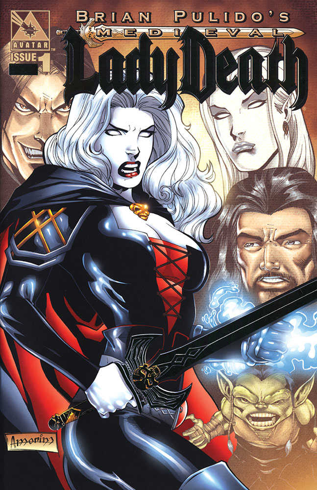 Medieval Lady Death #1 Platinum Foil Variant (Mature)