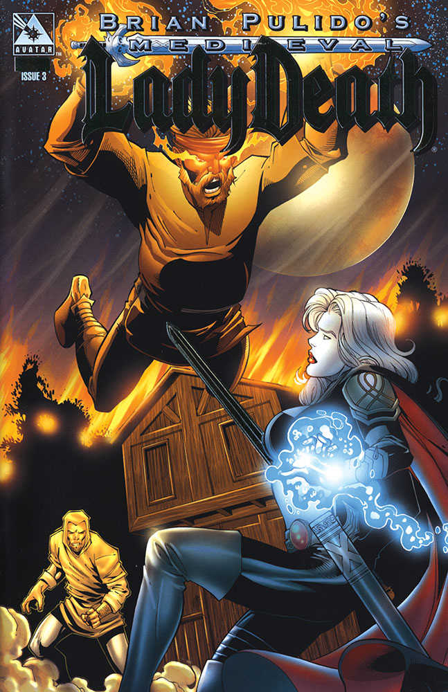 Medieval Lady Death #3 Platinum Foil Variant (Mature)