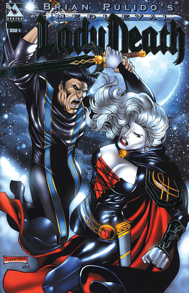 Medieval Lady Death #4 Platinum Foil Variant (Mature)