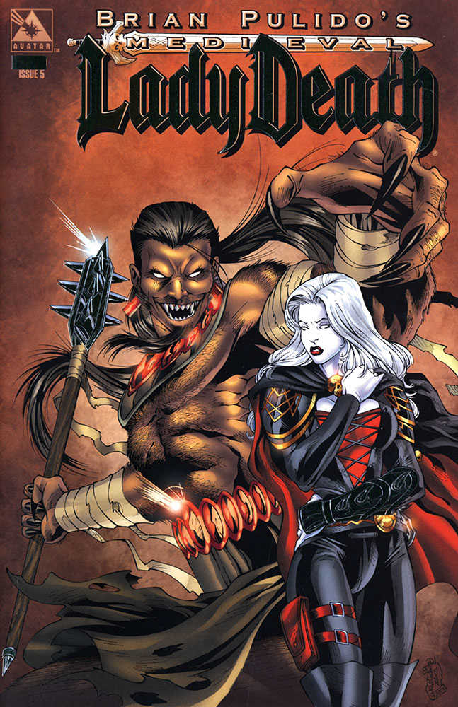 Medieval Lady Death #5 Platinum Foil Variant (Mature)