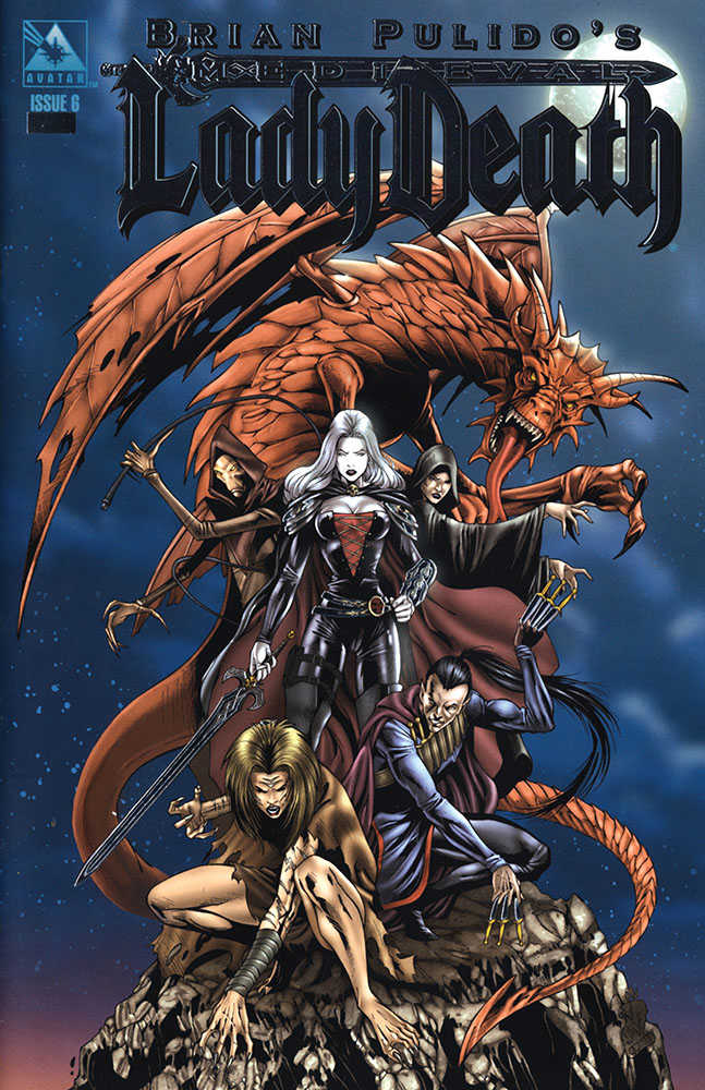 Medieval Lady Death #6 Platinum Foil Variant (Mature)