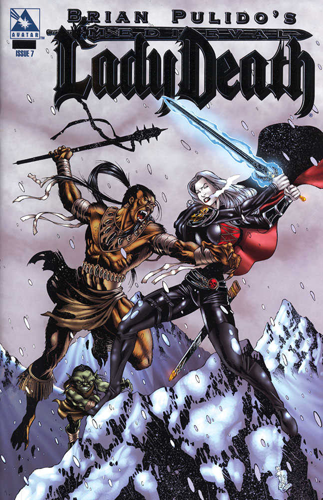 Medieval Lady Death #7 Platinum Foil Variant (Mature)